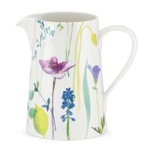 Pitcher (1.7 liters) by Portmeirion in the Water Garden Pattern - New in Box